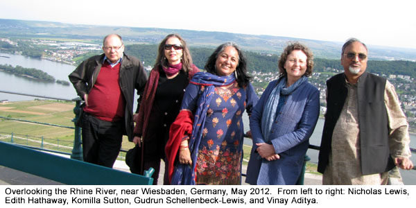 Nicholas Lewis, Edith Hathaway, Komilla Sutton, Gudrun Schellenbeck-Lewis, and Vinay Aditya