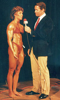 SueAnn McKean and Arnold Schwarzenegger